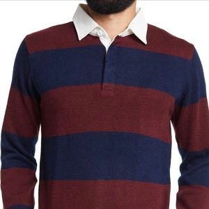 Slate & Stone rugby stripped shirt size L